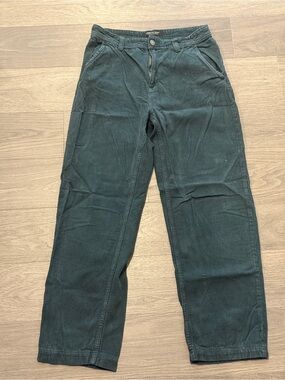 Cotton On Green Corduroy Pants size 30 inches